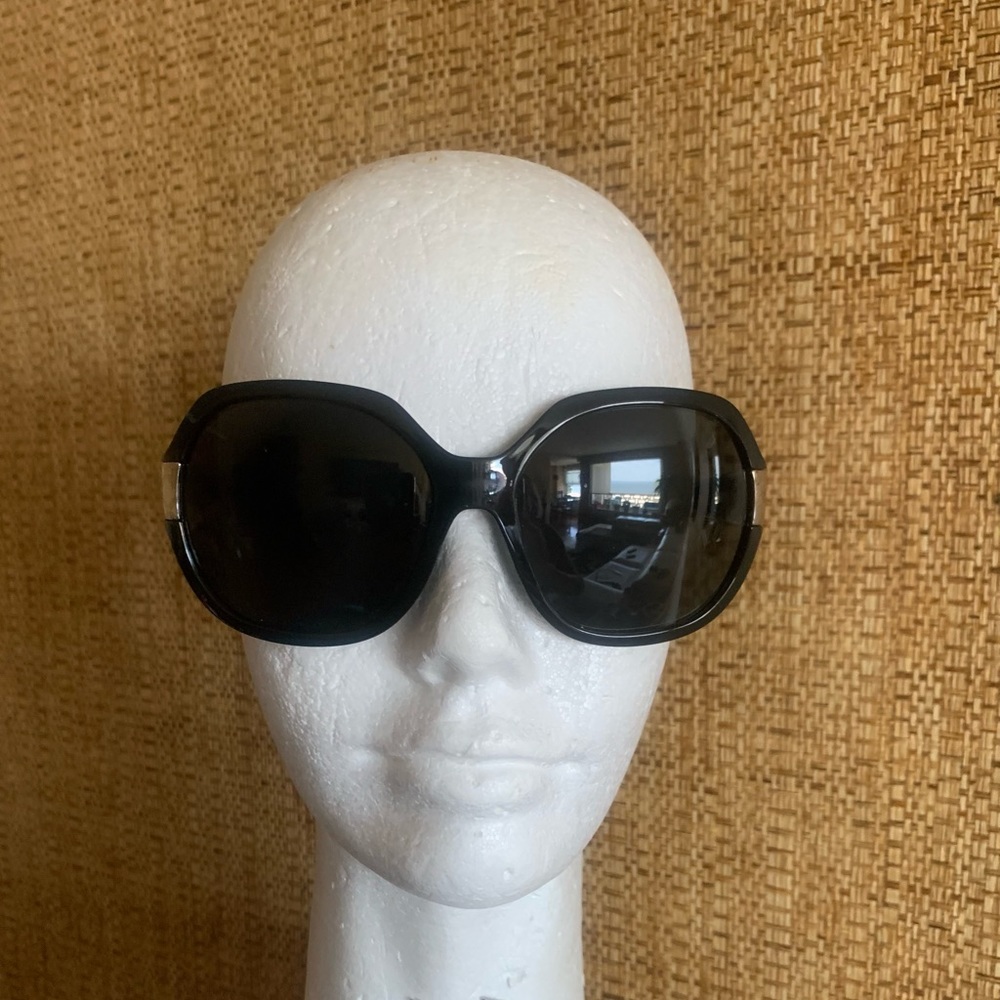 Vintage VERSACE SunglassesTimeless Style.Plastic Frame &Versace metallic  accent